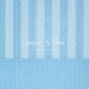 Blue Cotton Candy Stripe Half Wall (JG)