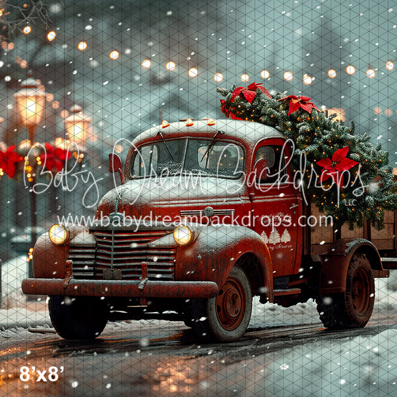 X Drop Christmas Town Saint Nick's Red Truck (YM)