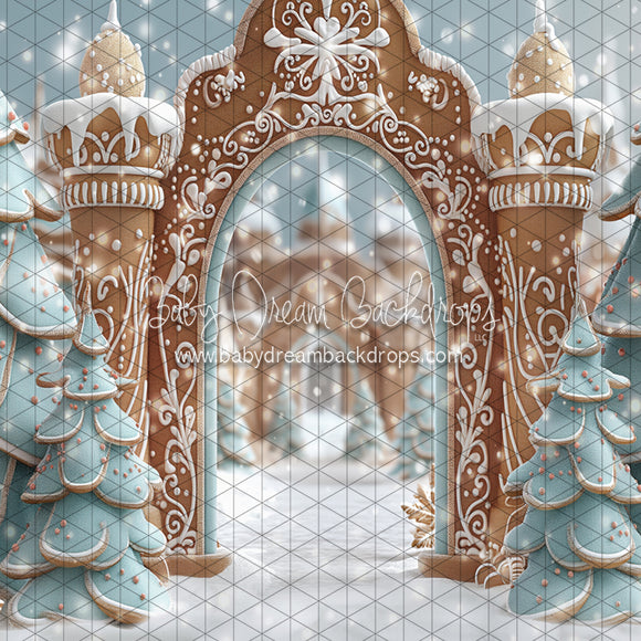X Drop Gingerbread Palace Arch (JA)