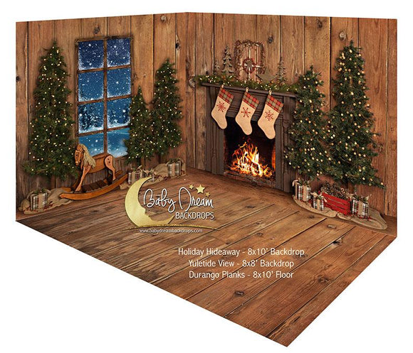 Holiday Hideaway and Yuletide View Fabric Room
