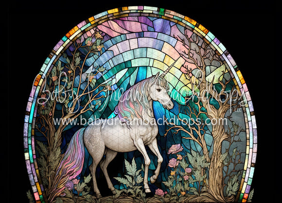 Stained Glass Unicorn (MD)
