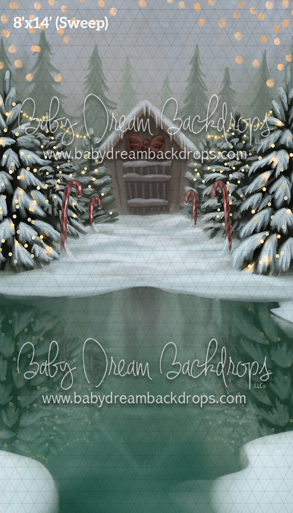 X Drop Sweep Divine Christmas Cottage (BD)