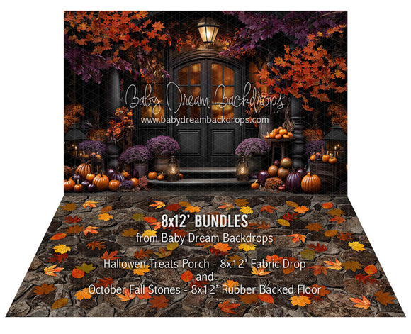 Bundle Halloween Treats Porch + October Fall Stones