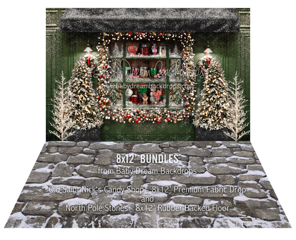 Old Saint Nick's Candy Shop and North Pole Stones Bundle