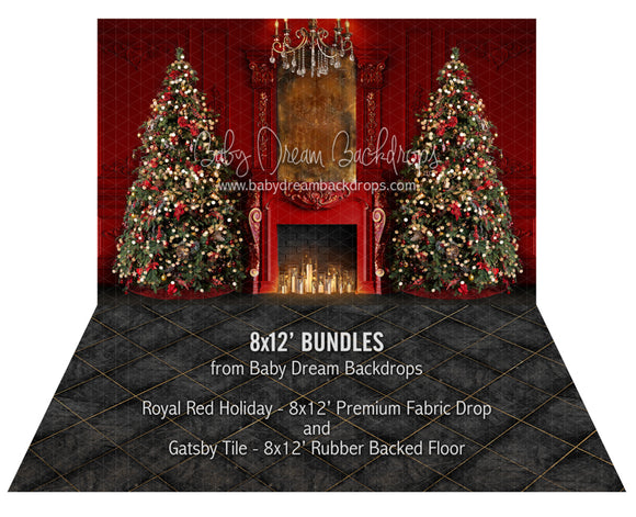 Royal Red Holiday and Gatsby Tile Bundle