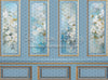 Baby Blue Floral Wall (JA)