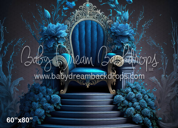 Blue Floral Throne (MD) 