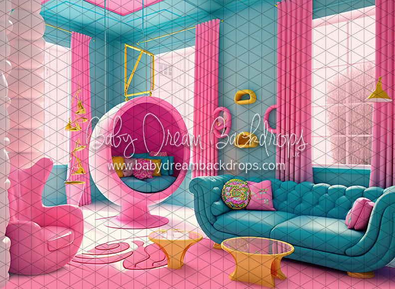 Dolly Dream Retro Living (JA) Baby Dream Backdrops