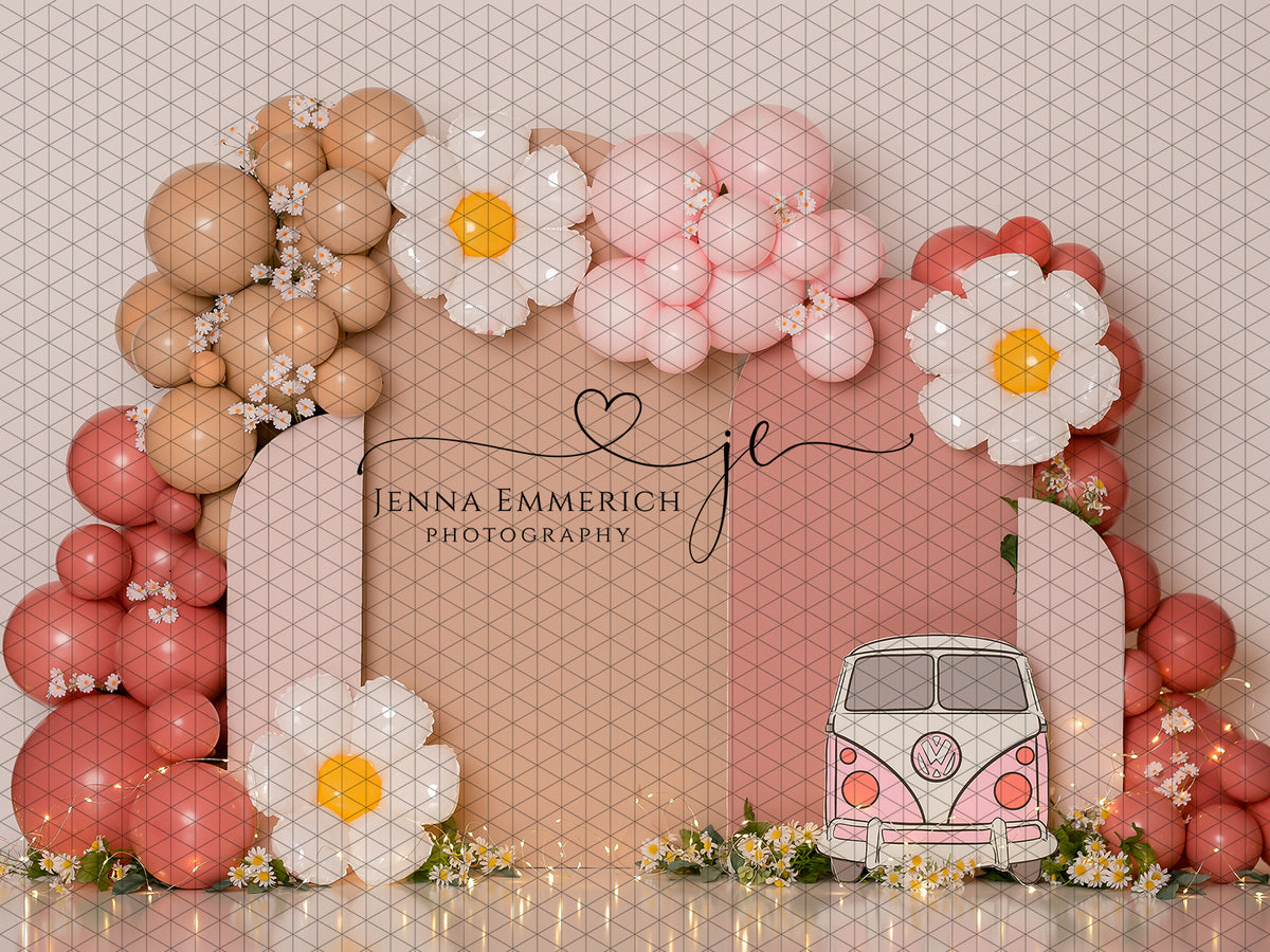 Groovy One (JE) – Baby Dream Backdrops groovy photo backdrop