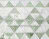 Mint and White Traingle Checker Fabric Floor (AZ)