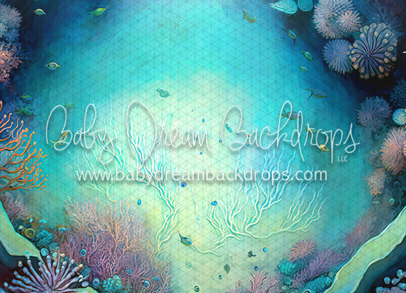 Pastel Mermaid Reef 2 Fabric Floor (MD)