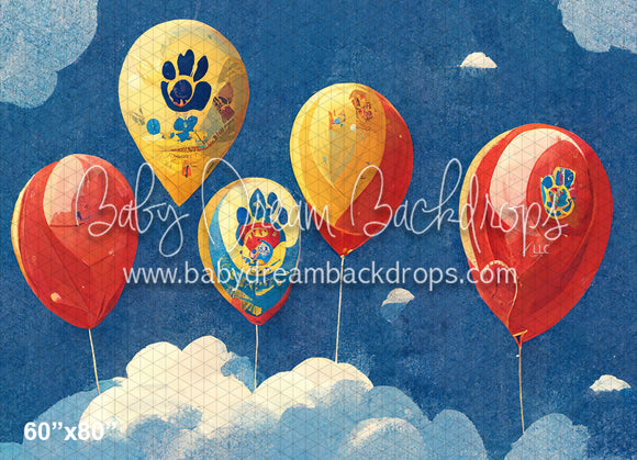 Pup Patrol Balloons 2 (MD)