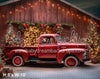 Red Christmas Truck and Barn (KS)