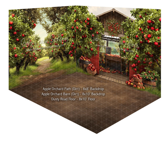 Room Apple Orchard Path (Dirt) + Apple Orchard Barn (Dirt) + Dusty Road Floor