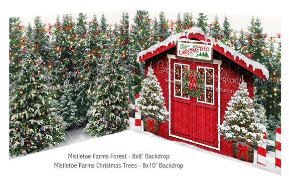 Mistletoe Farms Forests and Mistletoe Farms Christmas Trees Bundle