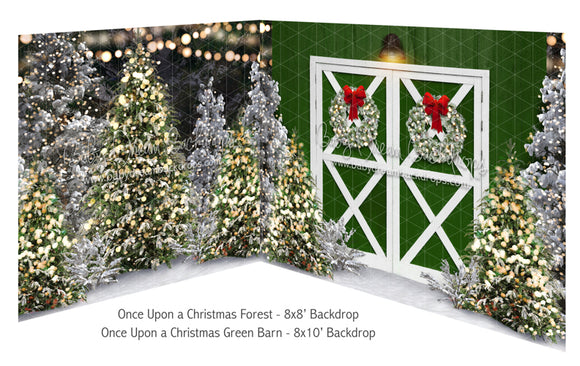 Once Upon a Christmas Forest and Once Upon a Christmas Green Barn Bundle