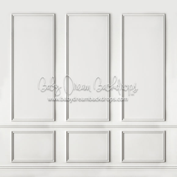Simple Statement Wall White 8x8 CC