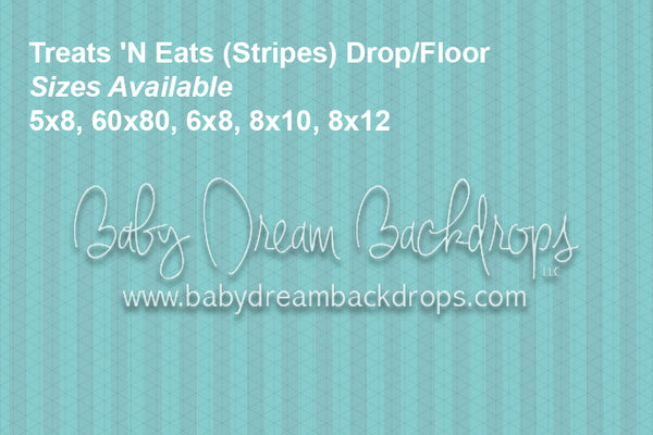 Treats 'N Eats (Stripes) Floor Fabric Drop