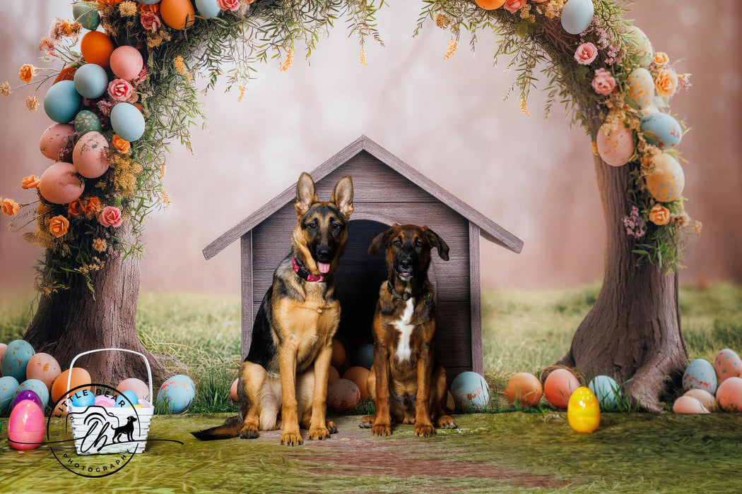Easter Egg Puppy House (JA)