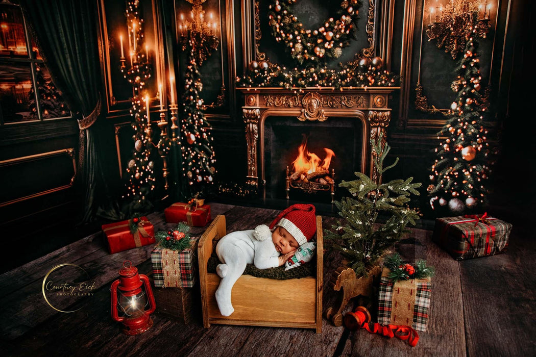 Emerald Glow and Elegance Fireplace (Fire) (JA)