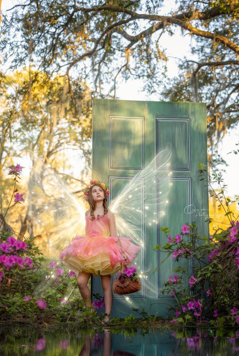 Skinny Earthy Green Door (CC)