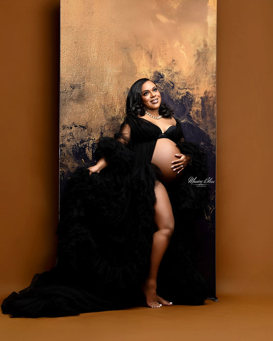 Skinny Luxe Black Tie (LL)