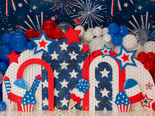 4th of July Arches and Balloons (JE)