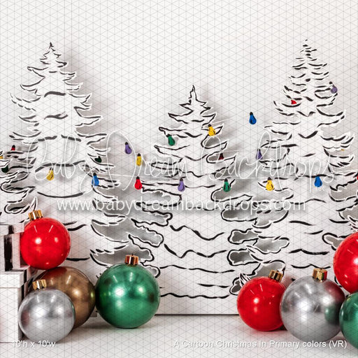 A Cartoon Christmas In Primary colors (VR)