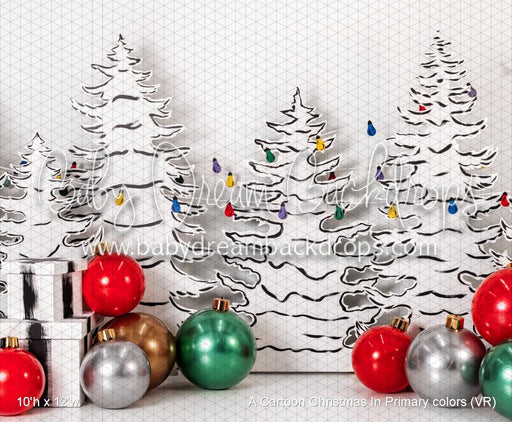 A Cartoon Christmas In Primary colors (VR)