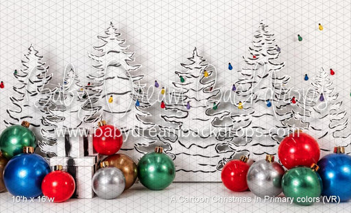 A Cartoon Christmas In Primary colors (VR)