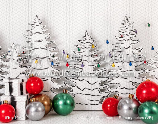 A Cartoon Christmas In Primary colors (VR)