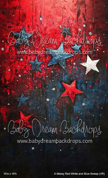 A Messy Red White and Blue Sweep (VR)