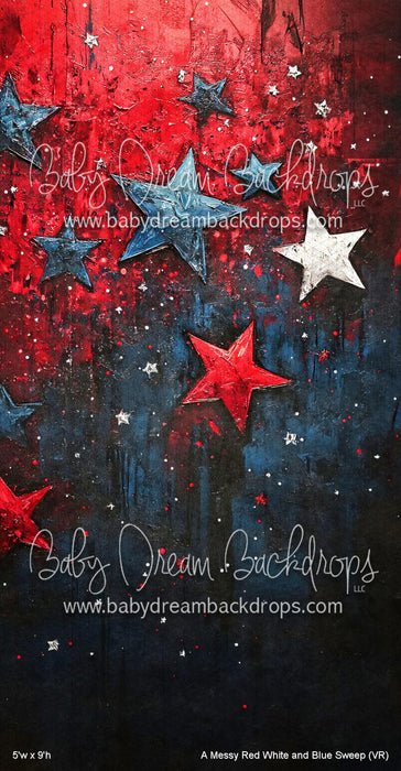 A Messy Red White and Blue Sweep (VR)