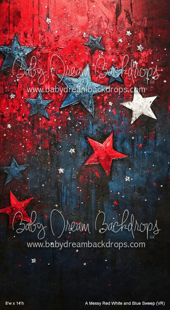 X Drop A Messy Red White and Blue Sweep (VR)