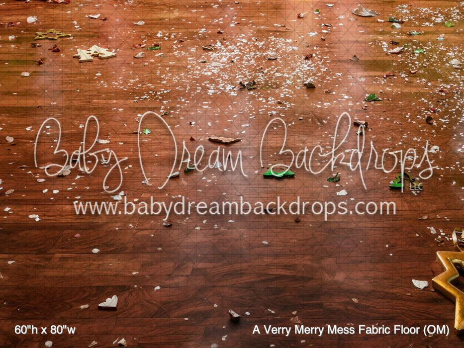 A Verry Merry Mess Fabric Floor (OM)