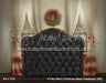 A Very Merry Christmas Black Headboard (MD)