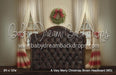 A Very Merry Christmas Brown Headboard (MD)
