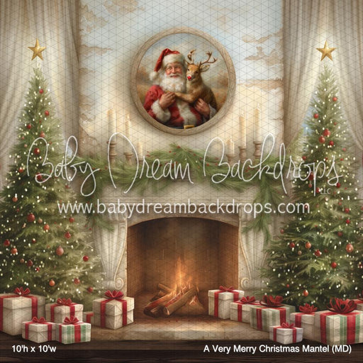 A Very Merry Christmas Mantel (MD)