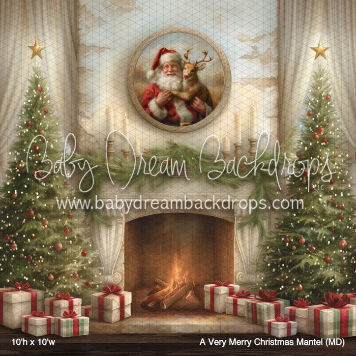 A Very Merry Christmas Mantel (MD)