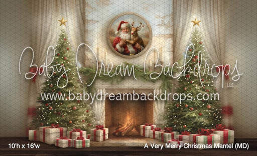 A Very Merry Christmas Mantel (MD)