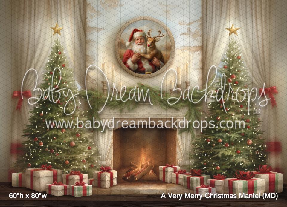 A Very Merry Christmas Mantel (MD)