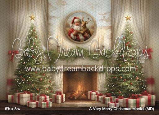 A Very Merry Christmas Mantel (MD)