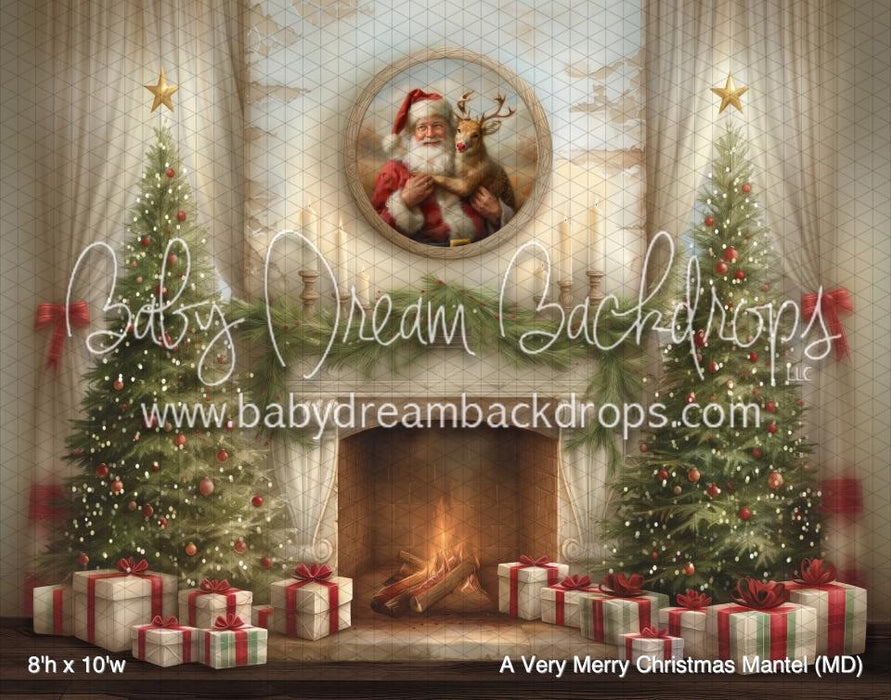 A Very Merry Christmas Mantel (MD)