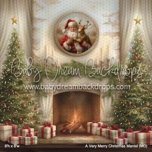 A Very Merry Christmas Mantel (MD)