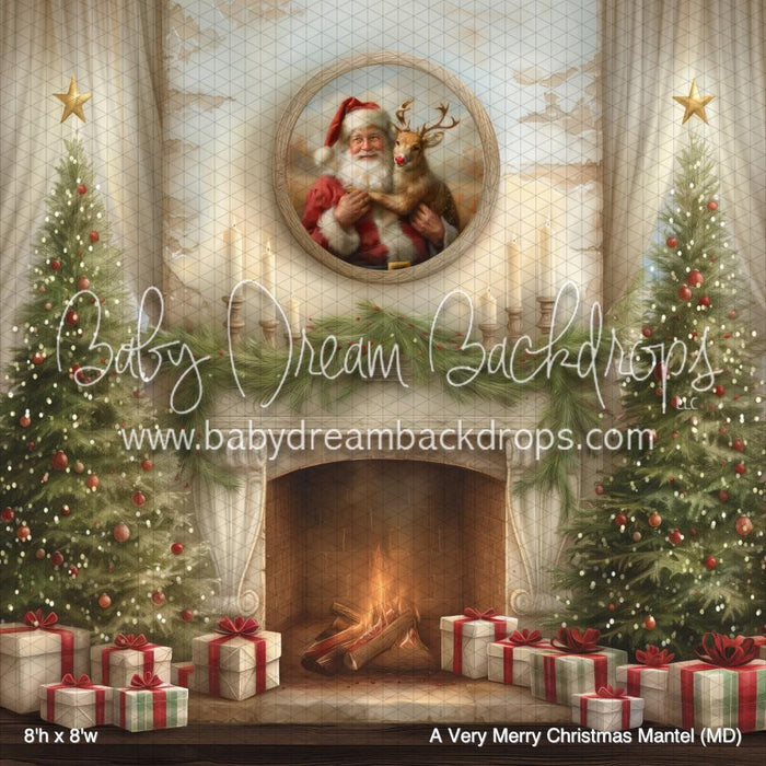 A Very Merry Christmas Mantel (MD)