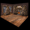 A cozy Santa Christmas window BROWN 24 and A Cozy Santa Christmas BROWN 24 Room