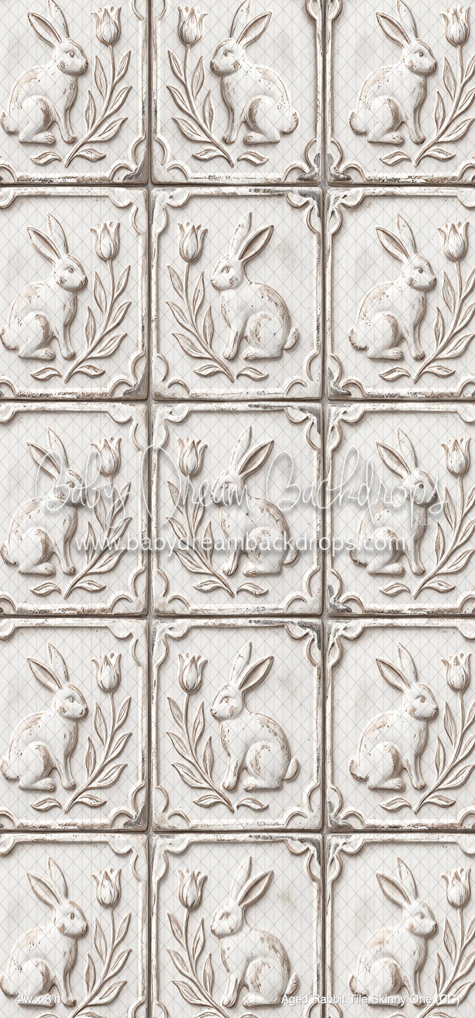 Aged Rabbit Tile Skinny One (CC) — Baby Dream Backdrops