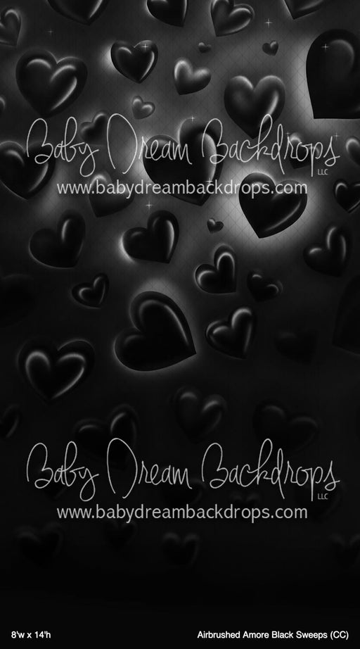 Airbrushed Amore Black Sweeps (CC)