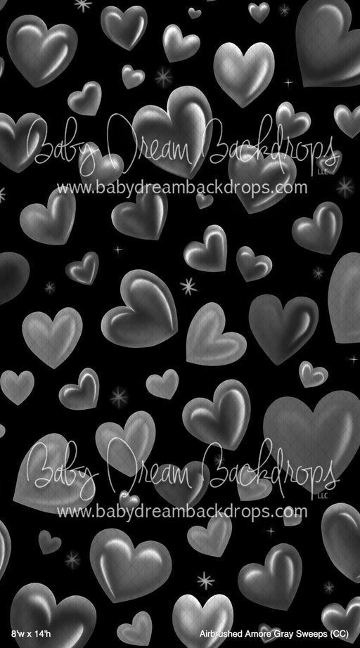 Airbrushed Amore Gray Sweeps (CC)