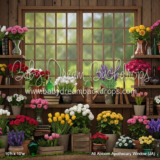 All Abloom Apothecary Window (JA)